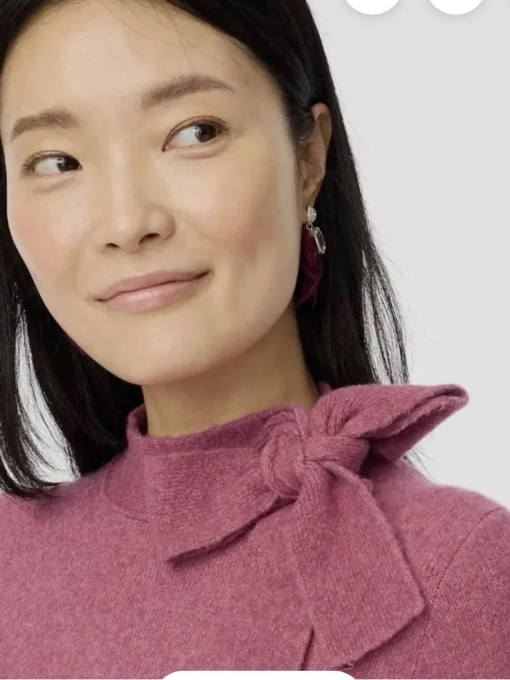 J Crew Sweater Dress in Berry Pink